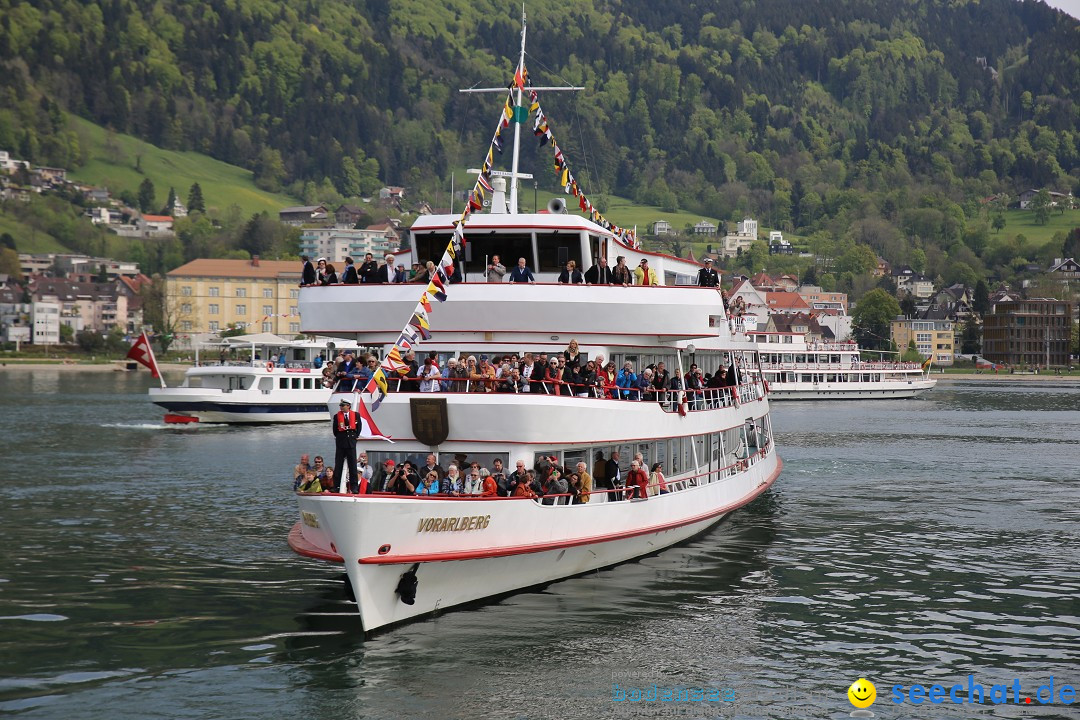 45. Internationale Flottensternfahrt: Bodensee - Bregenz, 30.04.2016