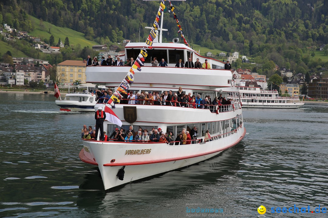 45. Internationale Flottensternfahrt: Bodensee - Bregenz, 30.04.2016