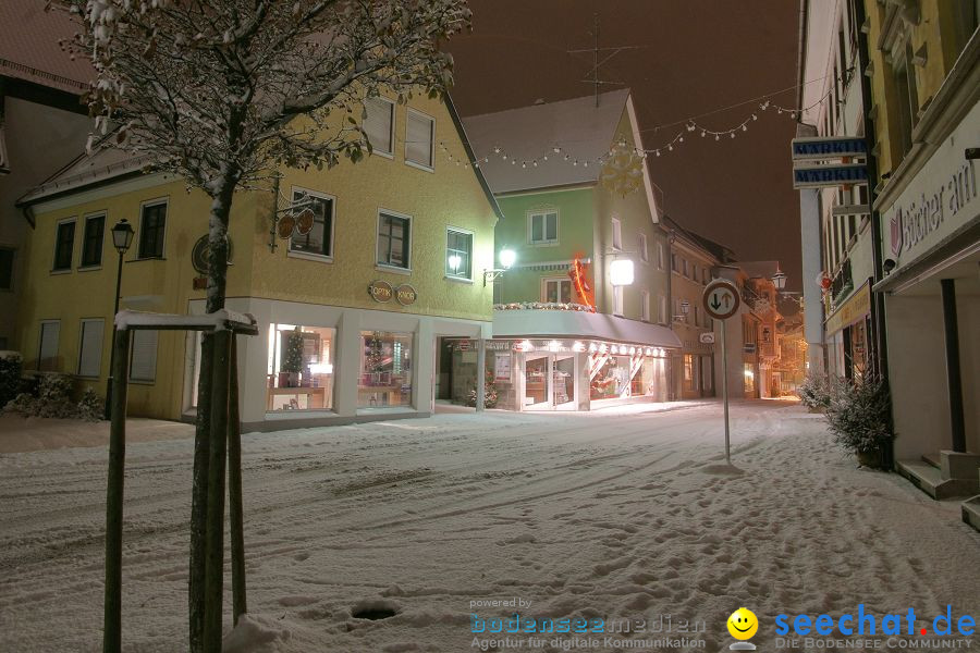 Nachtaufnahmen von Stockach am Bodensee