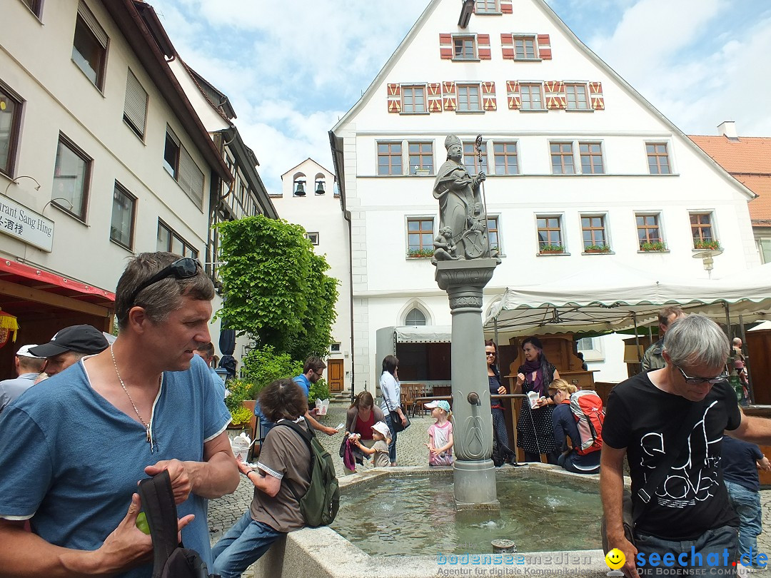 Flohmarkt in Riedlingen am Bodensee, 28.05.2015