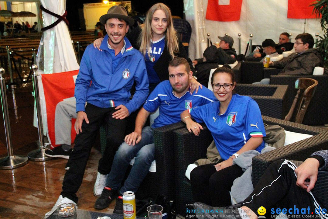 EM-2016 Public Viewing Belgien vs. Italien: Arbon am Bodensee, 13.06.2016