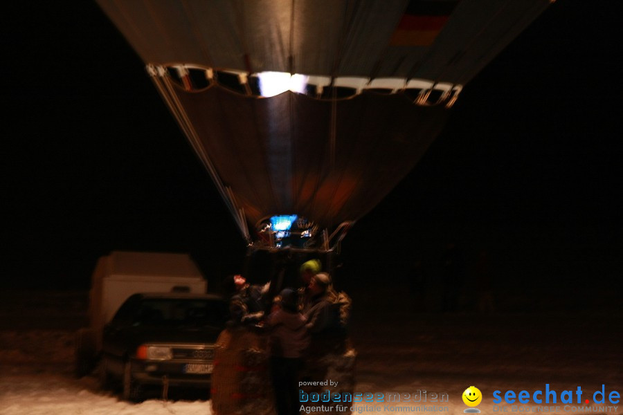 Ballongluehen: Kisslegg, 06.01.2010