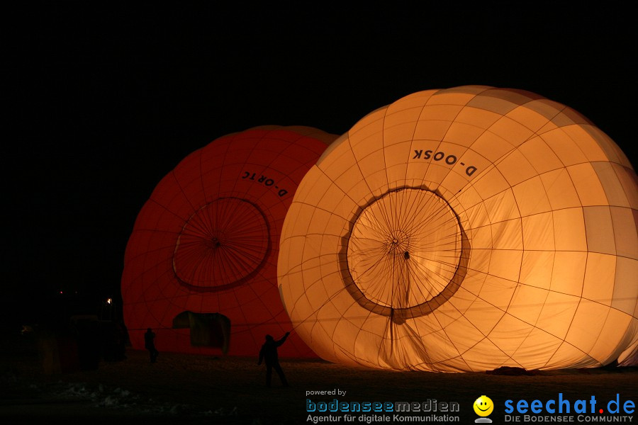 Ballongluehen: Kisslegg, 06.01.2010