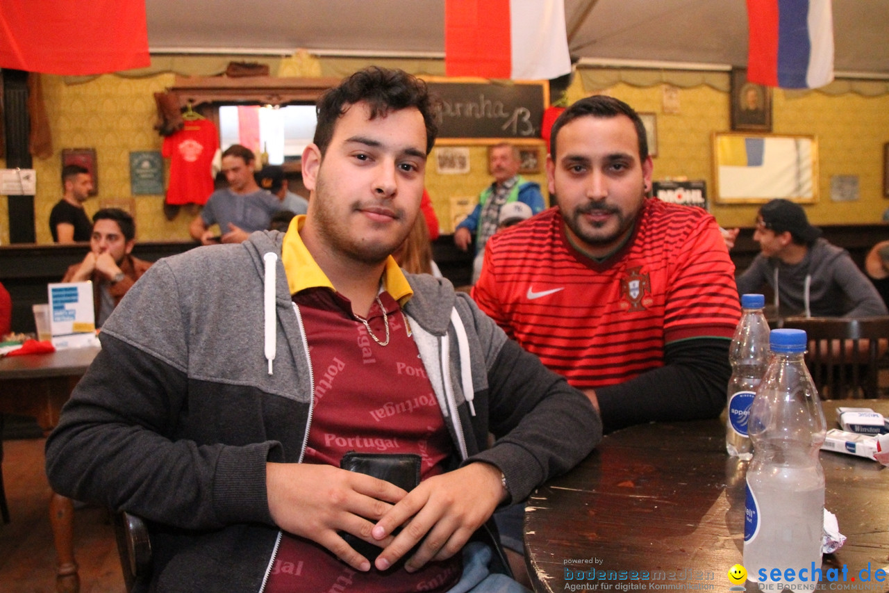 EM-2016 Public Viewing Polen vs. Portugal: Arbon am Bodensee, 30.06.2016