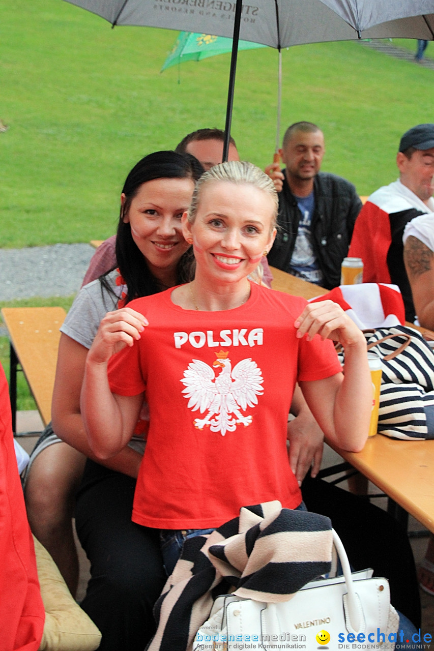 EM-2016 Public Viewing Polen vs. Portugal: Arbon am Bodensee, 30.06.2016