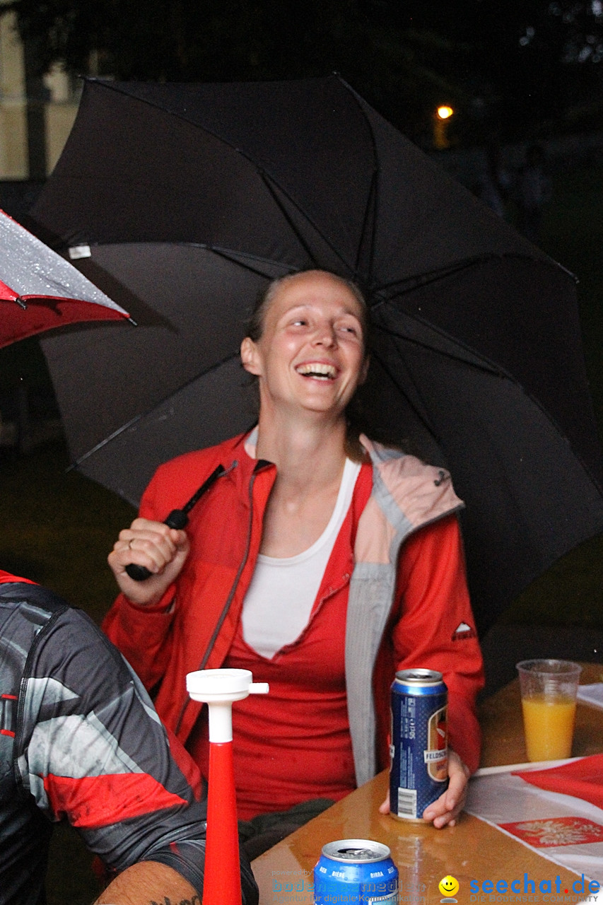 EM-2016 Public Viewing Polen vs. Portugal: Arbon am Bodensee, 30.06.2016