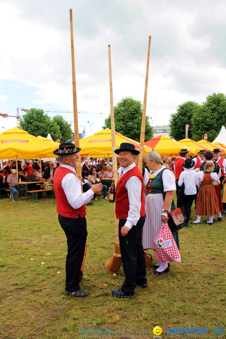 Jodlerfest in Gossau, SG - Schweiz, 03.07.2016