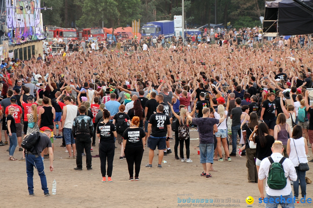 Haltestelle Woodstock Festival Polen: Kostrzyn nahe Odr&amp;amp;amp;amp;amp;#261;, 16.07.2016