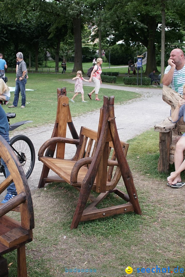 Kulturufer mit Kunsthandwerk: Friedrichshafen am Bodensee, 06.08.2016