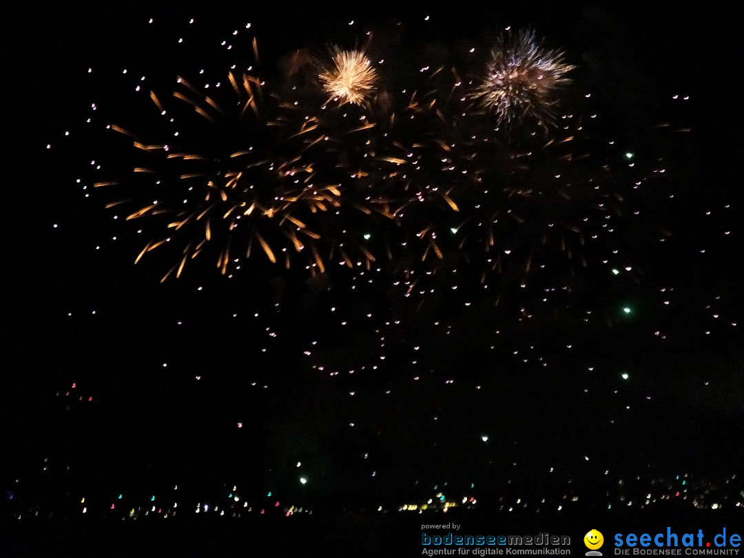 SEENACHTFEST mit Feuerwerk: Konstanz am Bodensee, 13.08.2016
