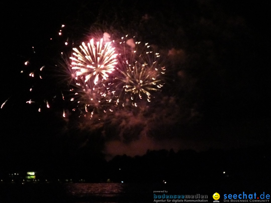 SEENACHTFEST mit Feuerwerk: Konstanz am Bodensee, 13.08.2016