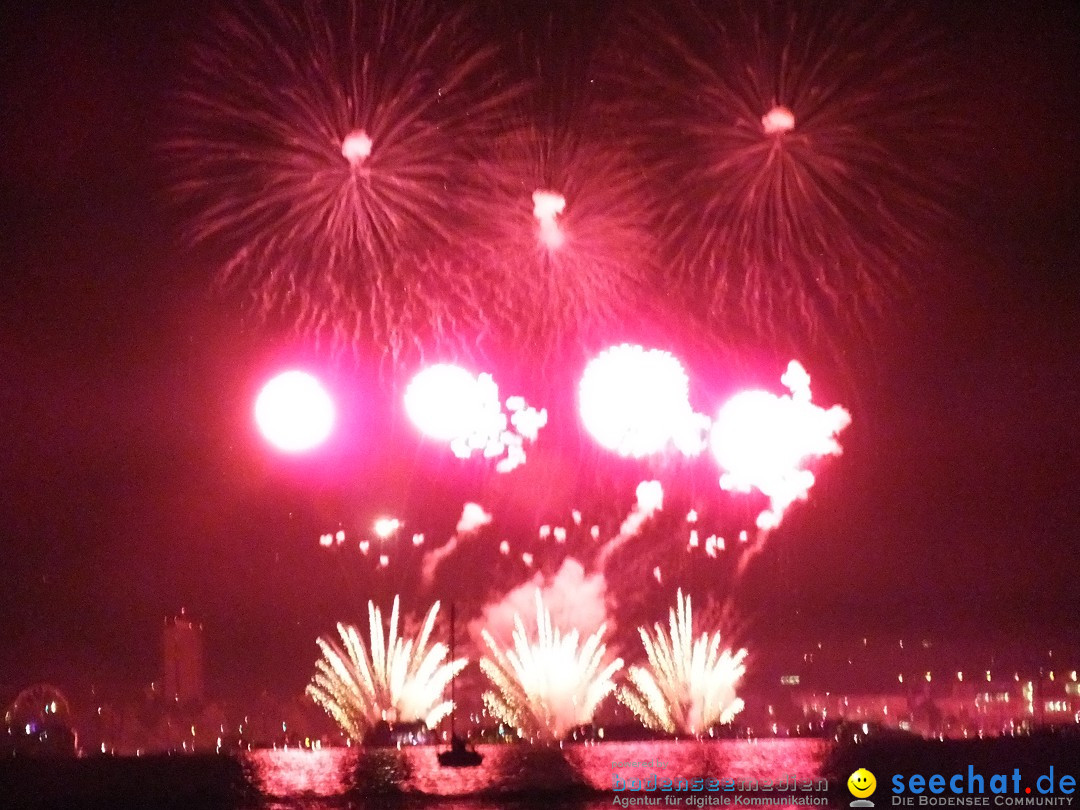 SEENACHTFEST mit Feuerwerk: Konstanz am Bodensee, 13.08.2016