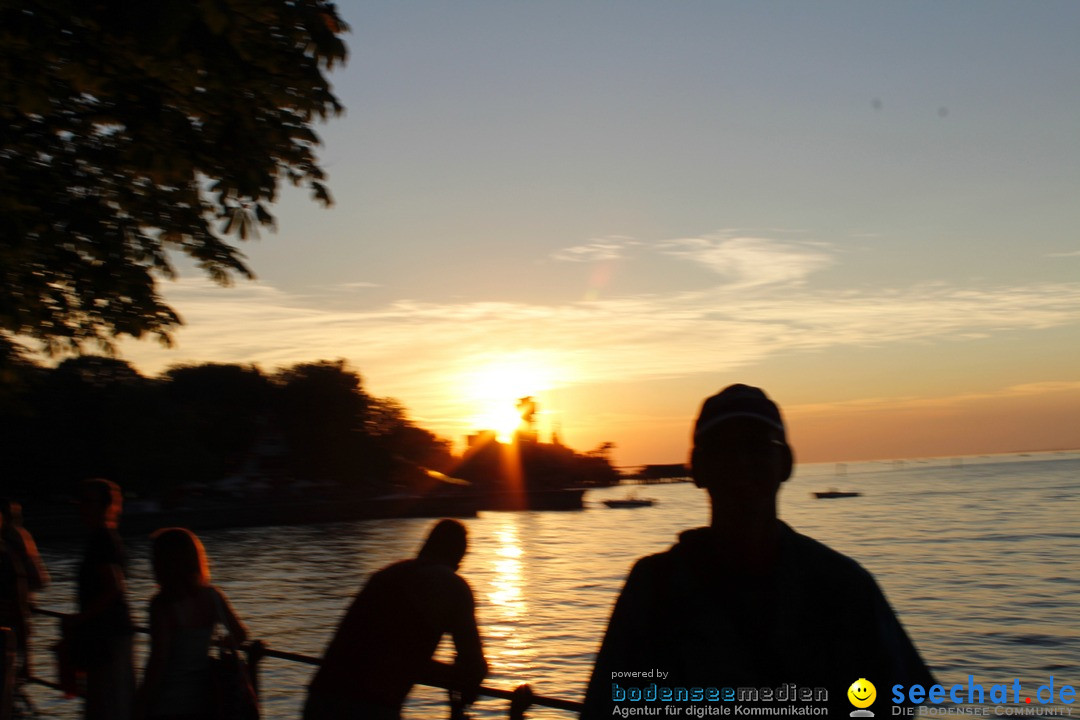 Hafenfest mit Feuerwerk: Bregenz am Bodensee, 27.08.2016