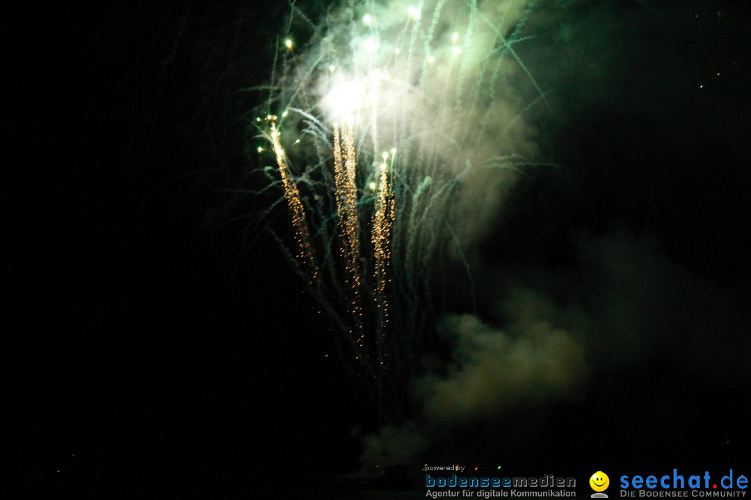 Hafenfest mit Feuerwerk: Bregenz am Bodensee, 27.08.2016
