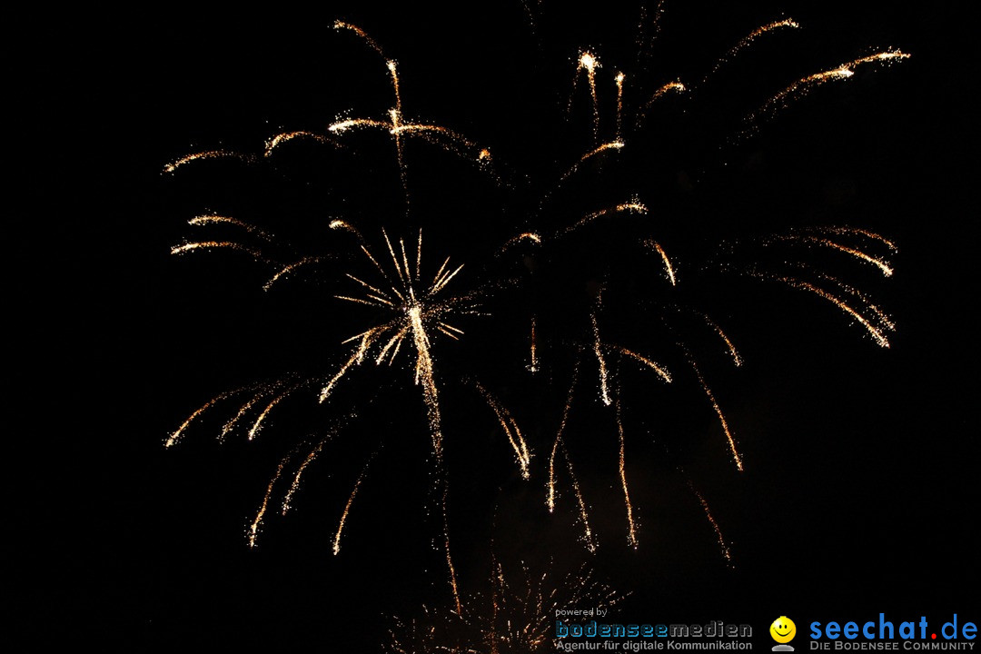 Hafenfest mit Feuerwerk: Bregenz am Bodensee, 27.08.2016