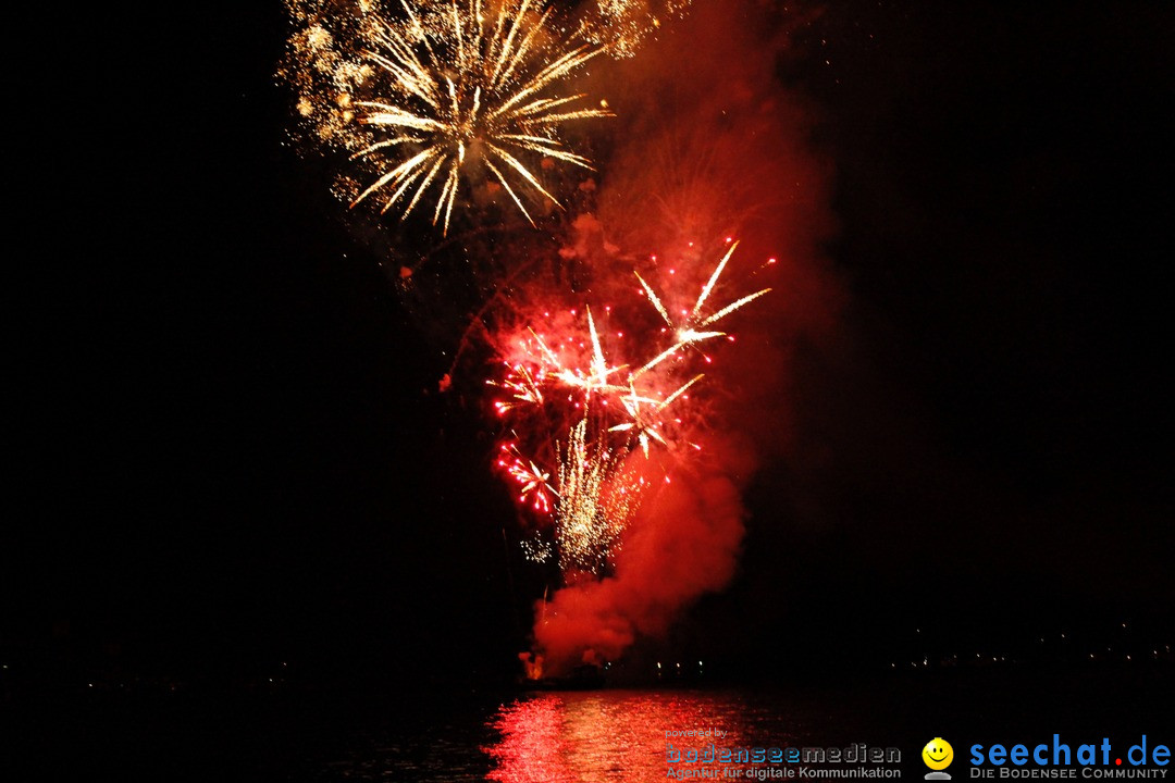 Hafenfest mit Feuerwerk: Bregenz am Bodensee, 27.08.2016