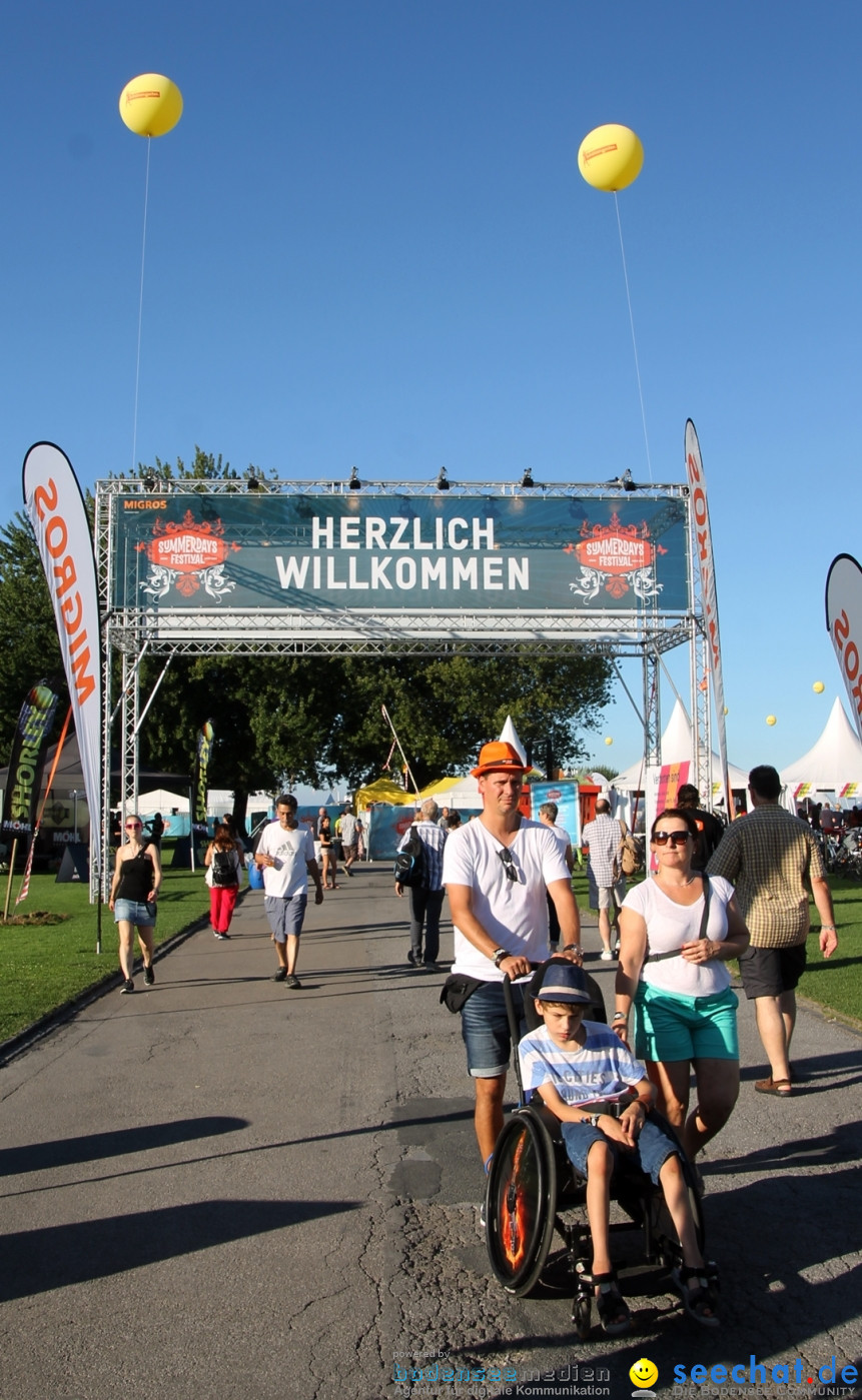 Summerdays Festival: Arbon in der Schweiz am Bodensee, 28.08.2016