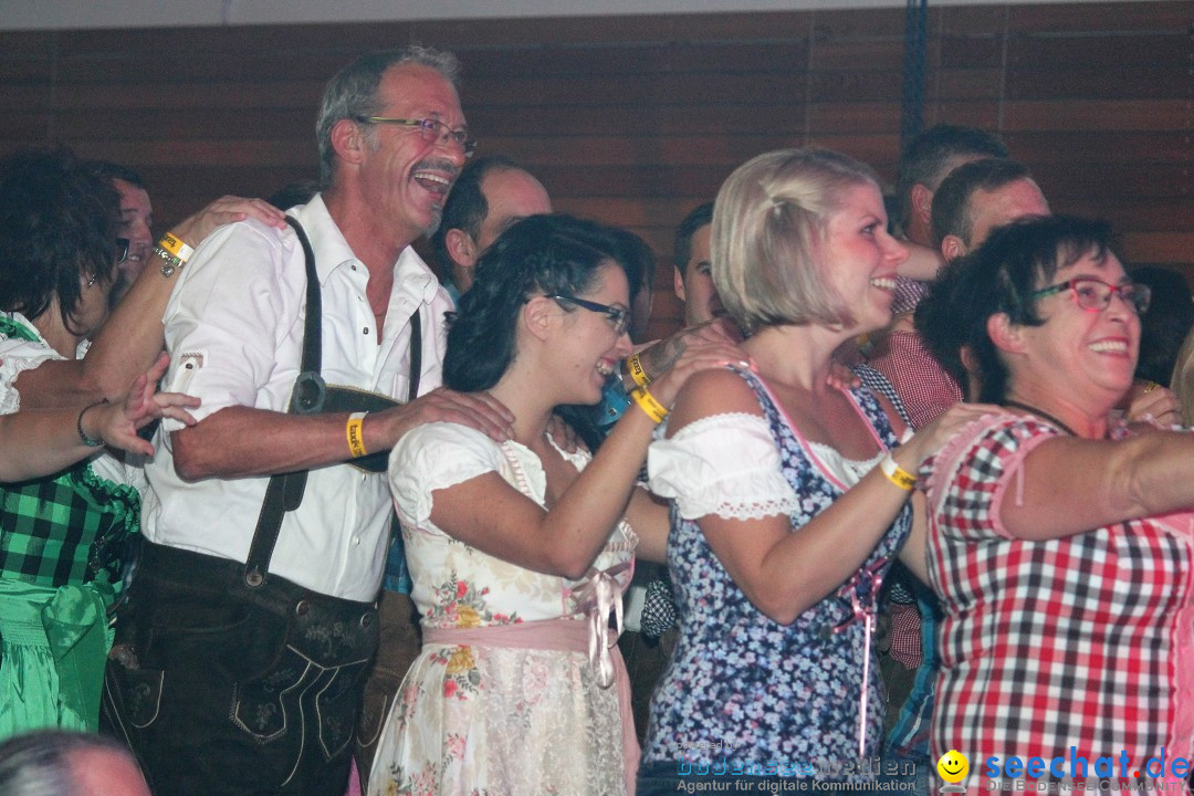 Alpenparty mit Partyband Hautnah: Zoznegg am Bodensee, 17.09.2016