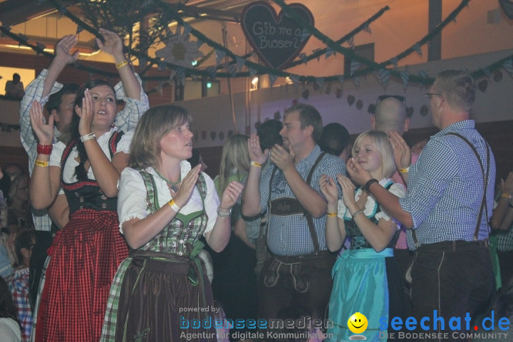Alpenparty mit Partyband Hautnah: Zoznegg am Bodensee, 17.09.2016