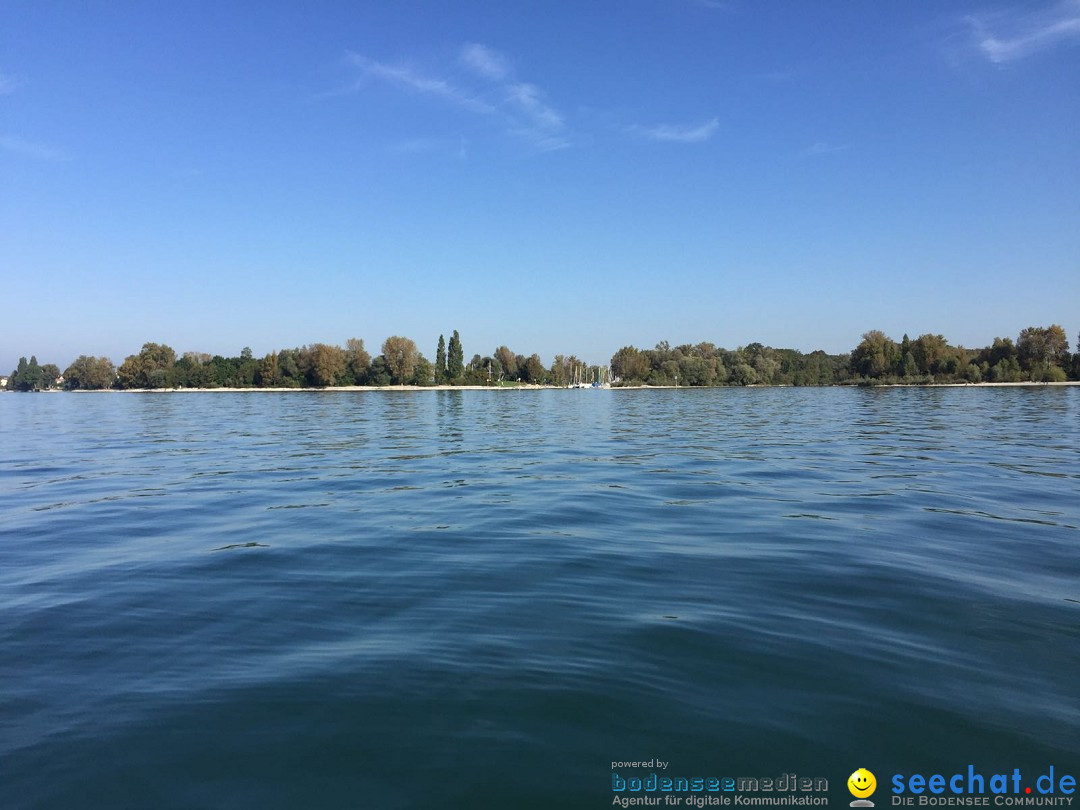 Martin Tschepe: Krault durch den Bodensee mit BODENSEEBOOT.DE, 29.09.2016