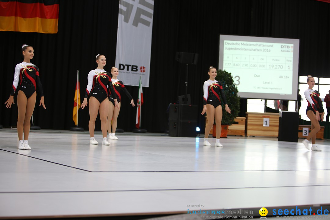 Deutsche Meisterschaften Aerobic 2016: Stockach am Bodensee, 01.10.2016