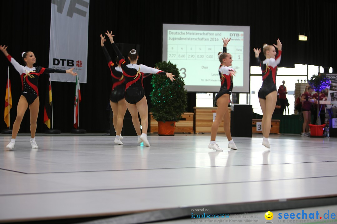Deutsche Meisterschaften Aerobic 2016: Stockach am Bodensee, 01.10.2016