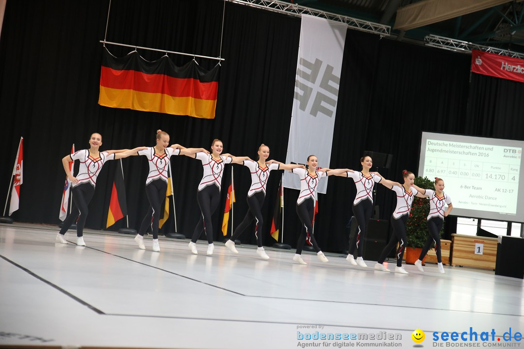 Deutsche Meisterschaften Aerobic 2016: Stockach am Bodensee, 01.10.2016