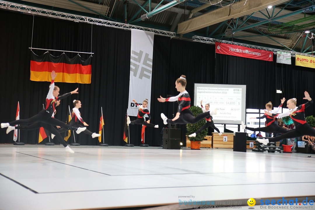 Deutsche Meisterschaften Aerobic 2016: Stockach am Bodensee, 01.10.2016