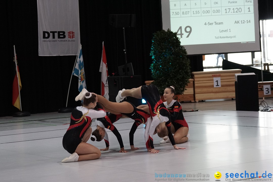 Deutsche Meisterschaften Aerobic 2016: Stockach am Bodensee, 02.10.2016