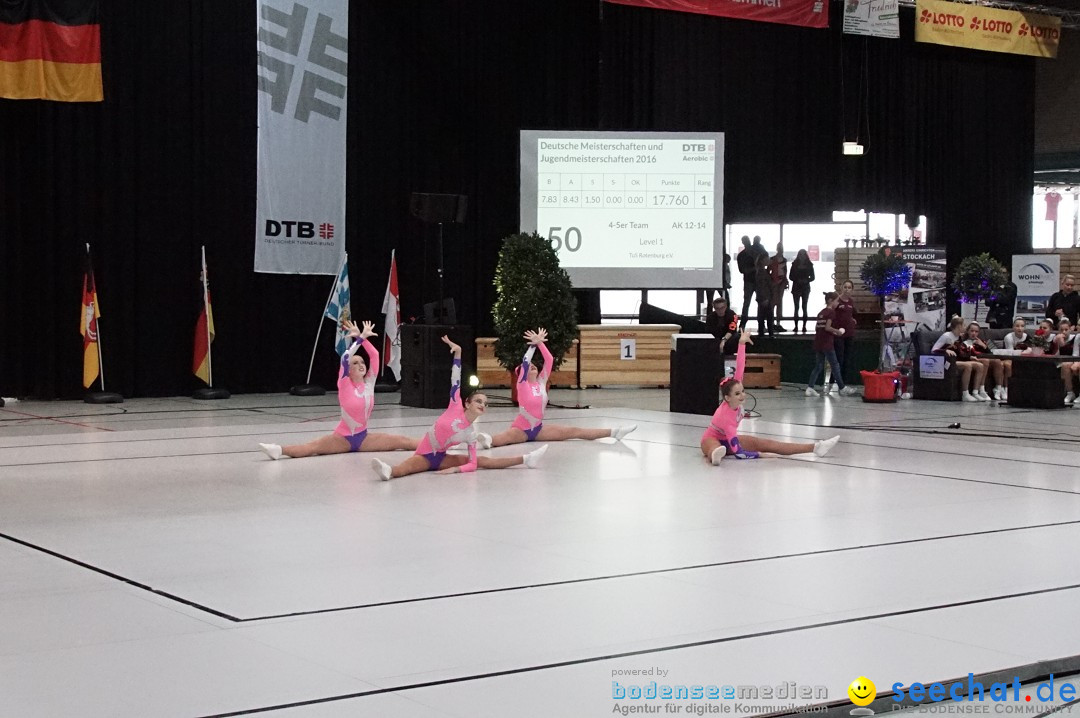 Deutsche Meisterschaften Aerobic 2016: Stockach am Bodensee, 02.10.2016