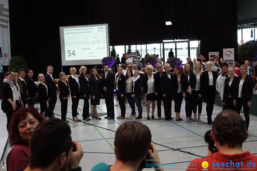 Deutsche Meisterschaften Aerobic 2016: Stockach am Bodensee, 02.10.2016