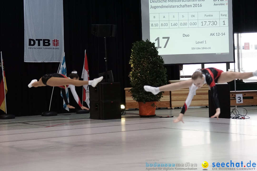 Deutsche Meisterschaften Aerobic 2016: Stockach am Bodensee, 02.10.2016