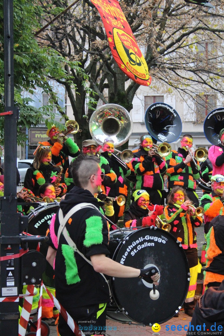 Einguggen: Fasnet-Beginn: Rorschach - Schweiz, 11.11.2016