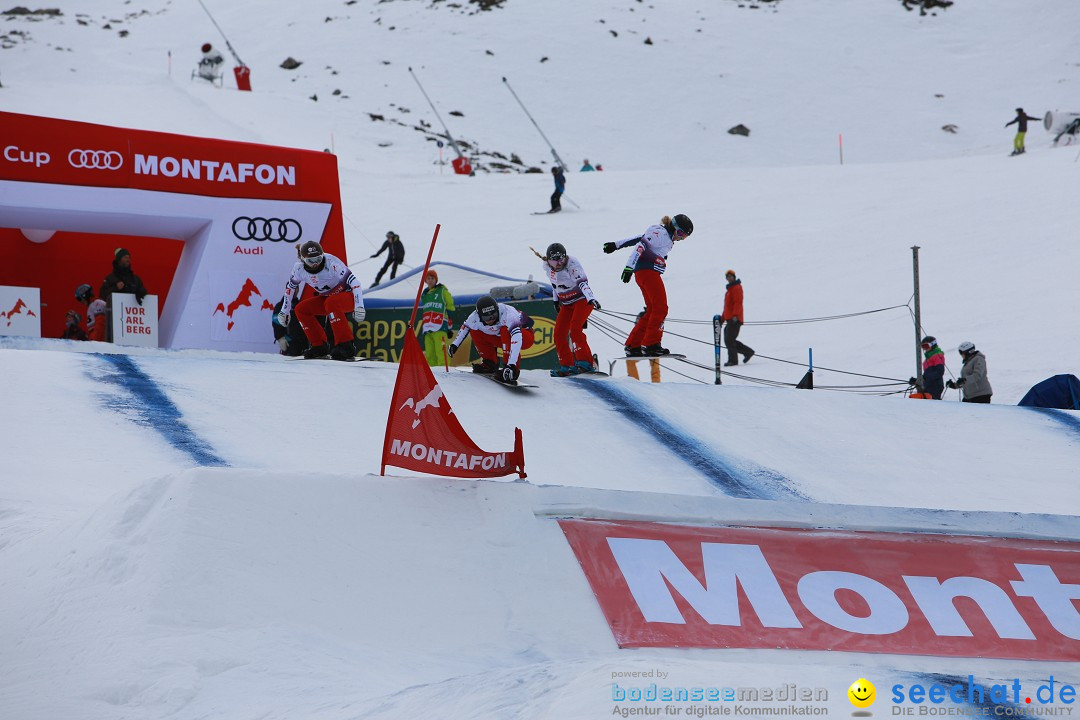 Finale FIS Snowboard Cross Weltcup Team Event: Montafon, 18.12.2016