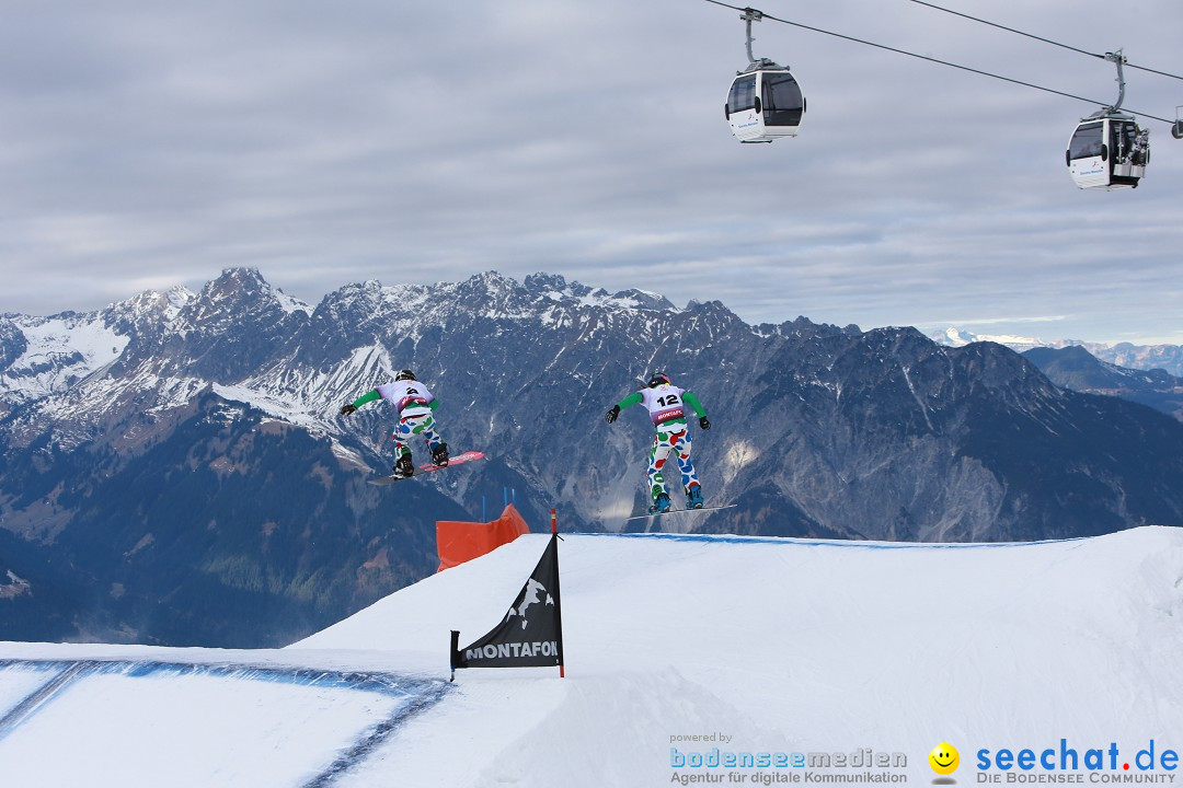 Finale FIS Snowboard Cross Weltcup Team Event: Montafon, 18.12.2016