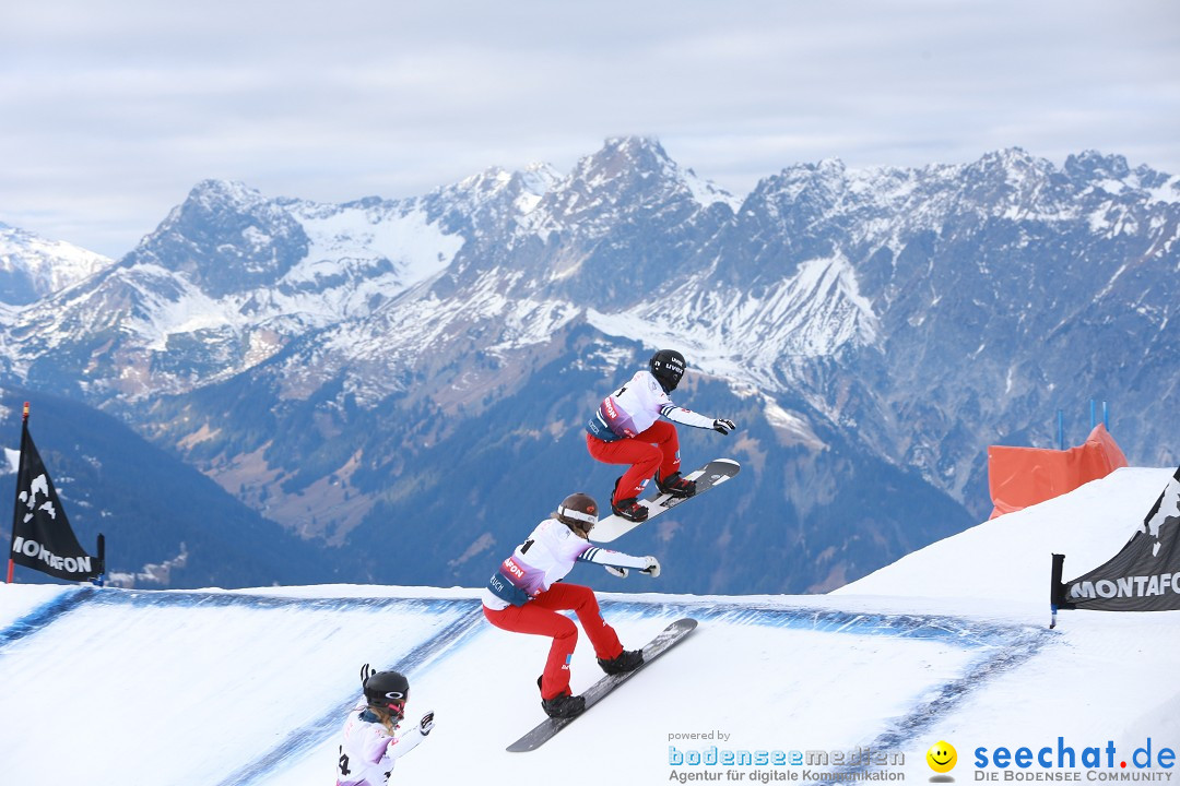 Finale FIS Snowboard Cross Weltcup Team Event: Montafon, 18.12.2016