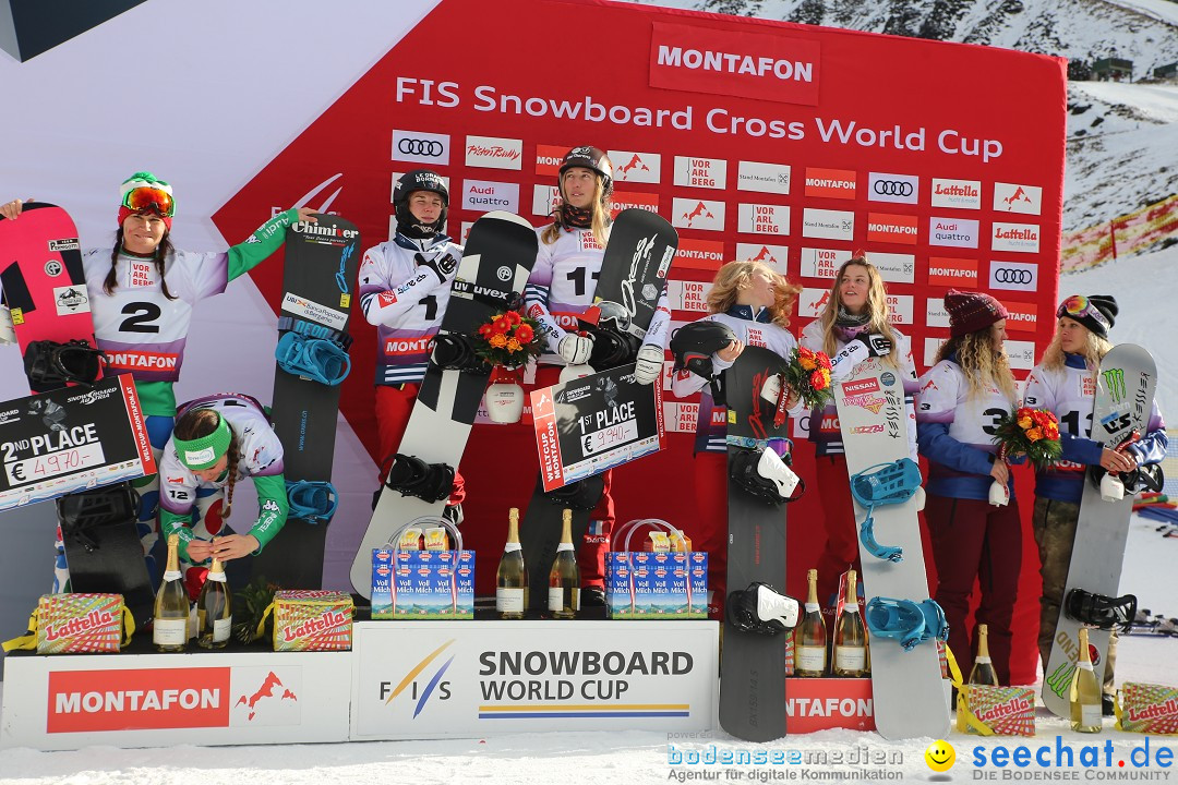 Finale FIS Snowboard Cross Weltcup Team Event: Montafon, 18.12.2016