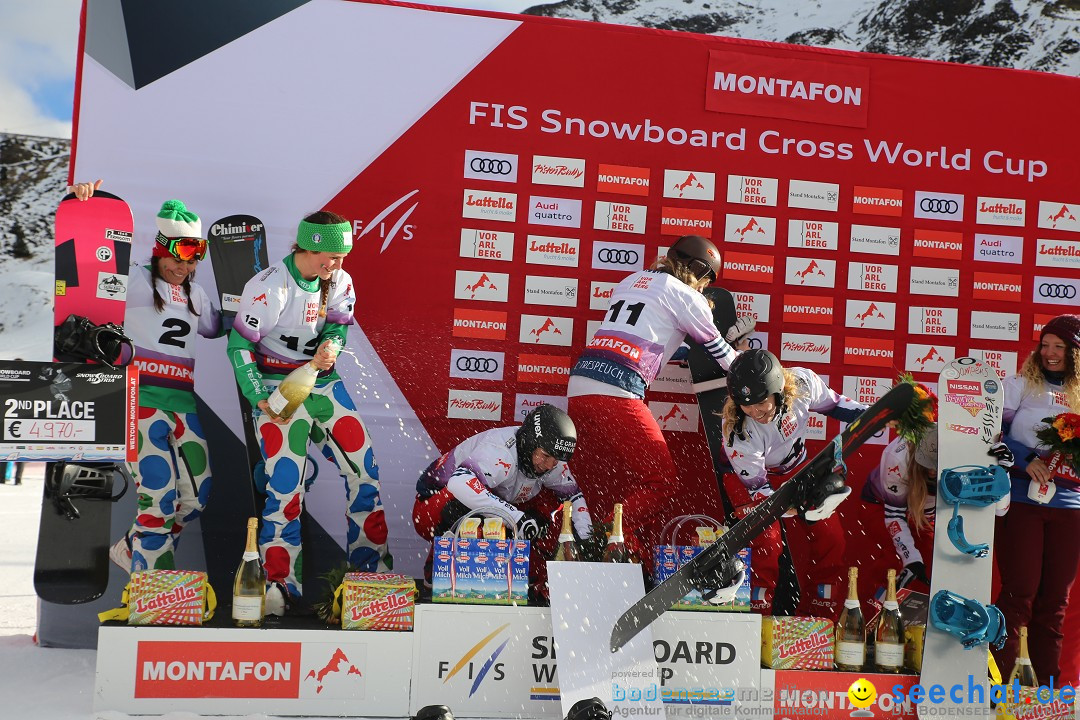 Finale FIS Snowboard Cross Weltcup Team Event: Montafon, 18.12.2016