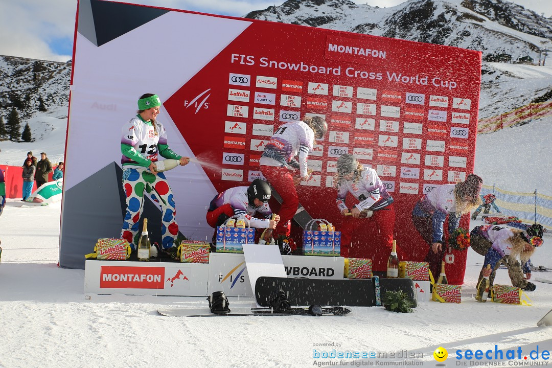 Finale FIS Snowboard Cross Weltcup Team Event: Montafon, 18.12.2016