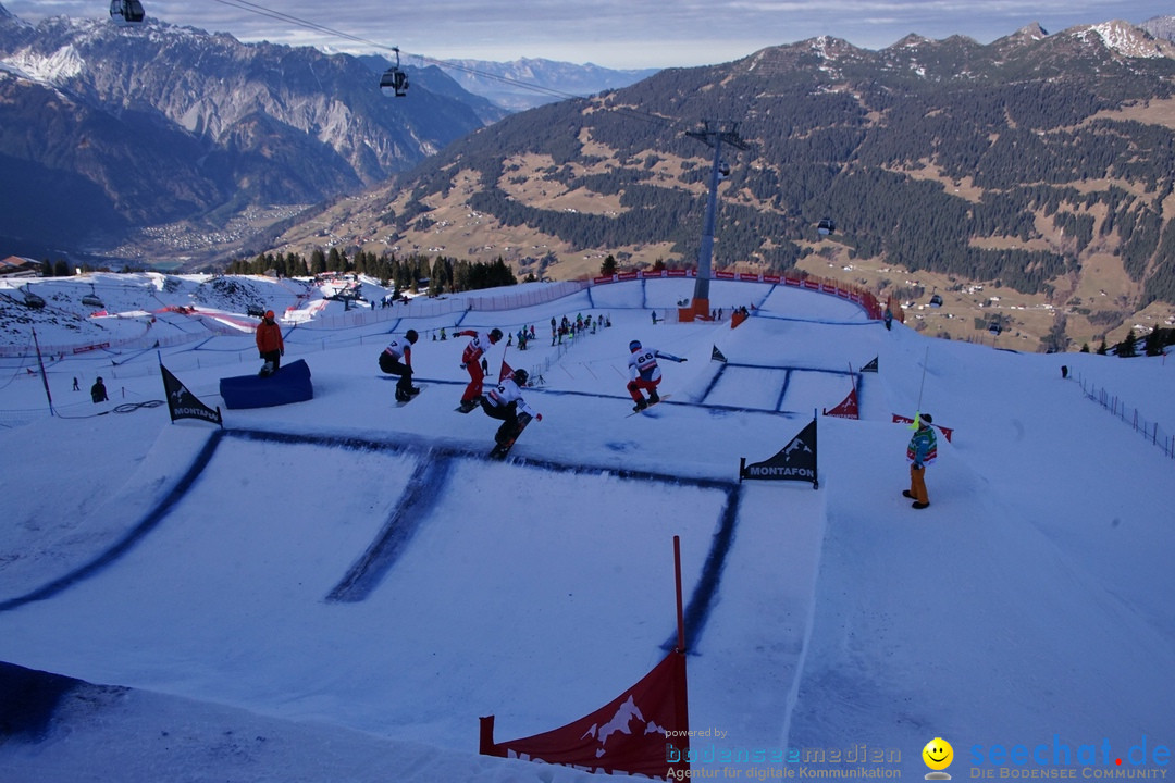 Finale FIS Snowboard Cross Weltcup Team Event: Montafon, 18.12.2016