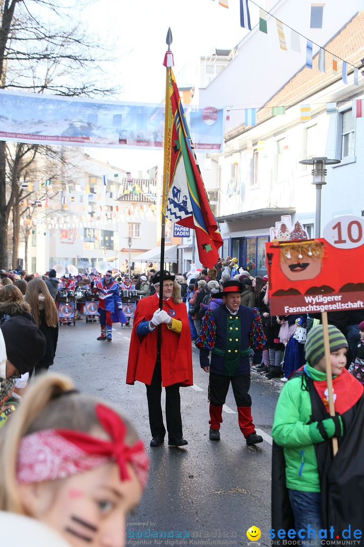 Landschaftstreffen der Fasnachtslandschaft: Markdorf am Bodensee, 29.01.201