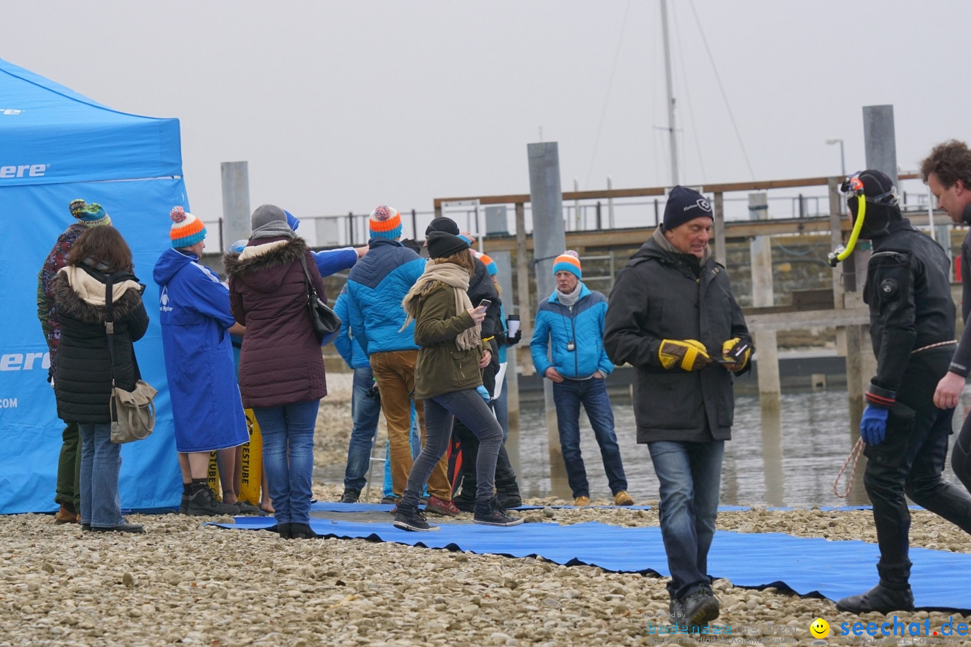 Lake Constance Eisman by Aqua Sphere: Ludwigshafen am Bodensee, 11.02.2017