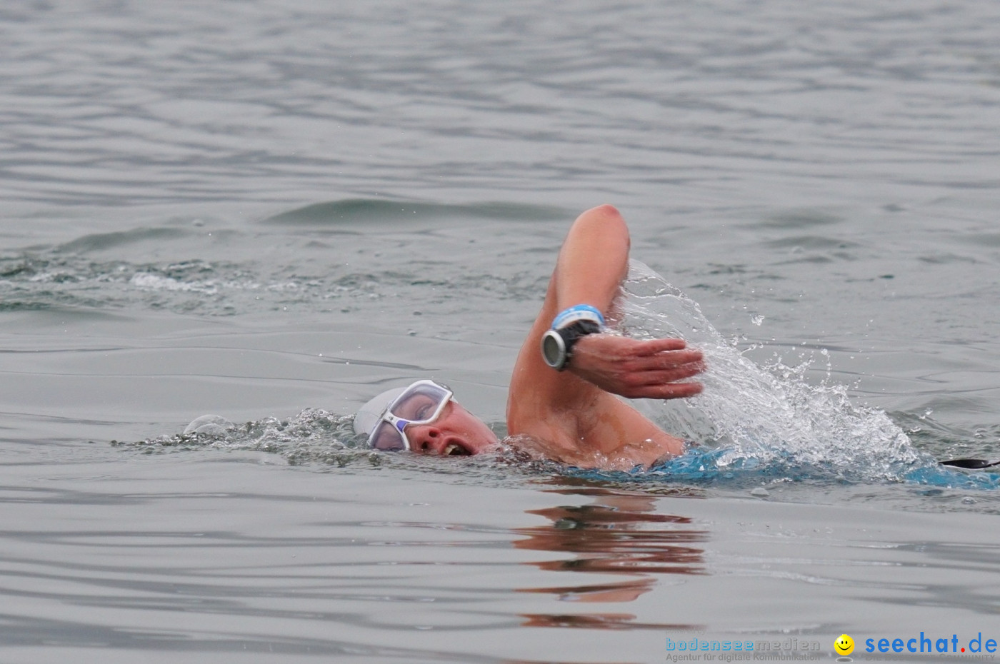 Lake Constance Eisman by Aqua Sphere: Ludwigshafen am Bodensee, 11.02.2017