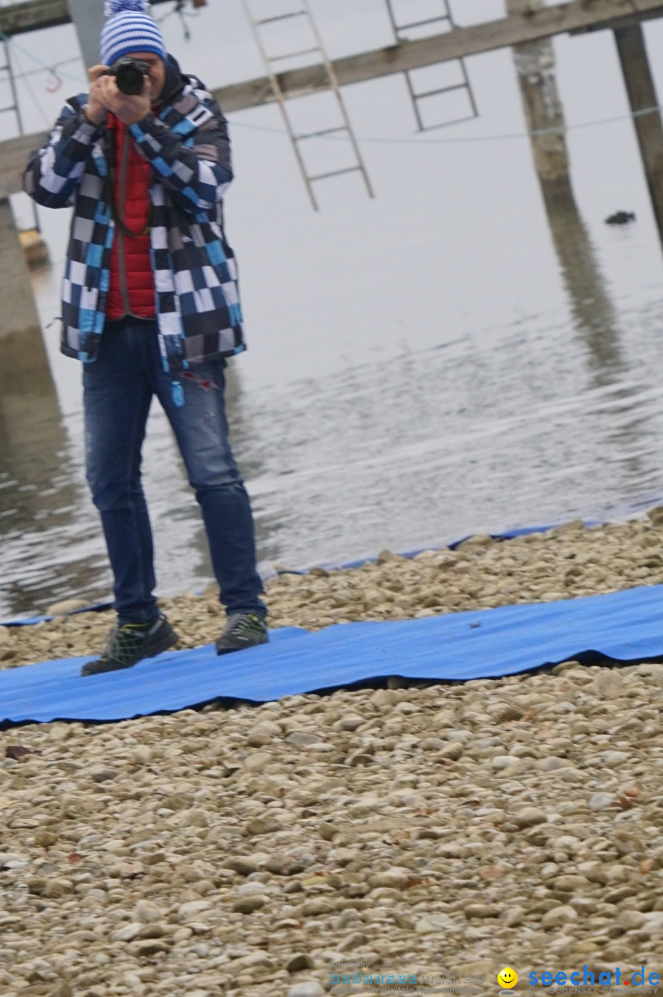 Lake Constance Eisman by Aqua Sphere: Ludwigshafen am Bodensee, 11.02.2017