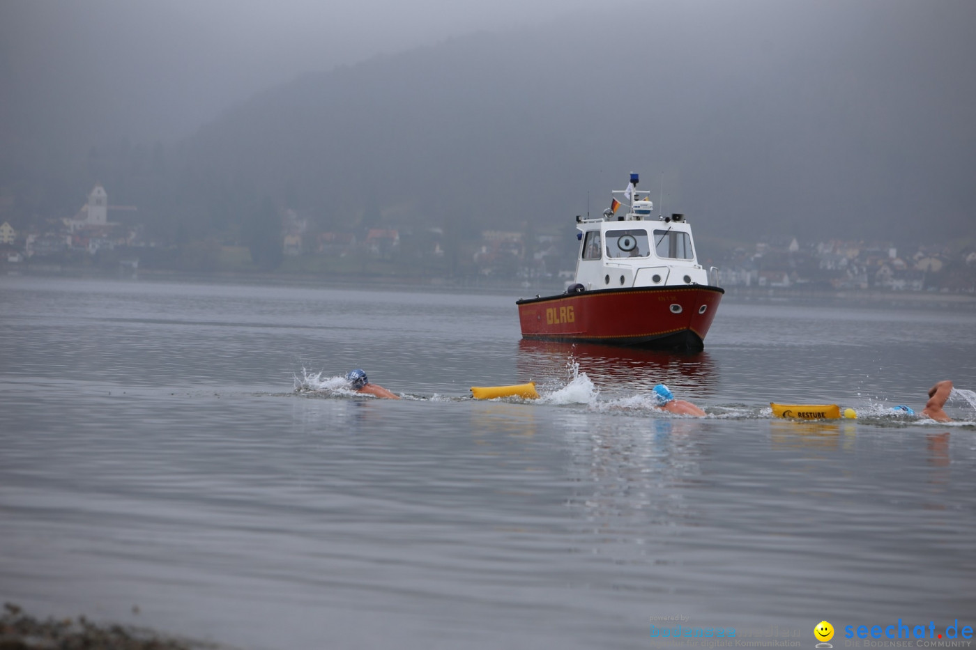 Lake Constance Eisman by Aqua Sphere: Ludwigshafen am Bodensee, 11.02.2017