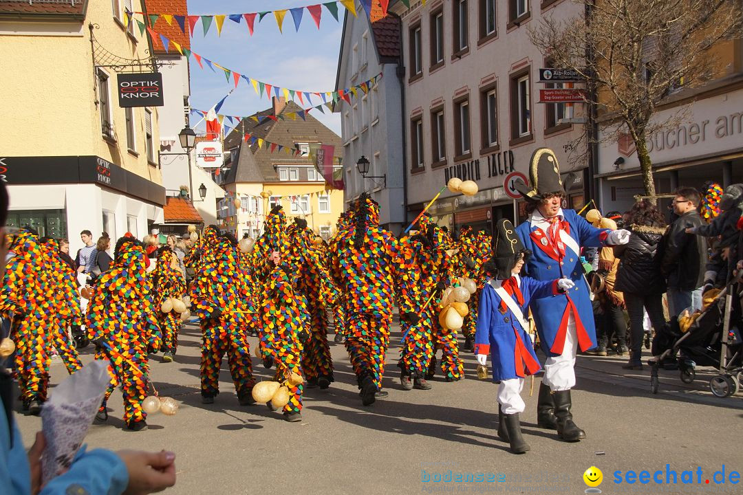 Narrenbaumstellen: Stockach am Bodensee, 23.02.2017