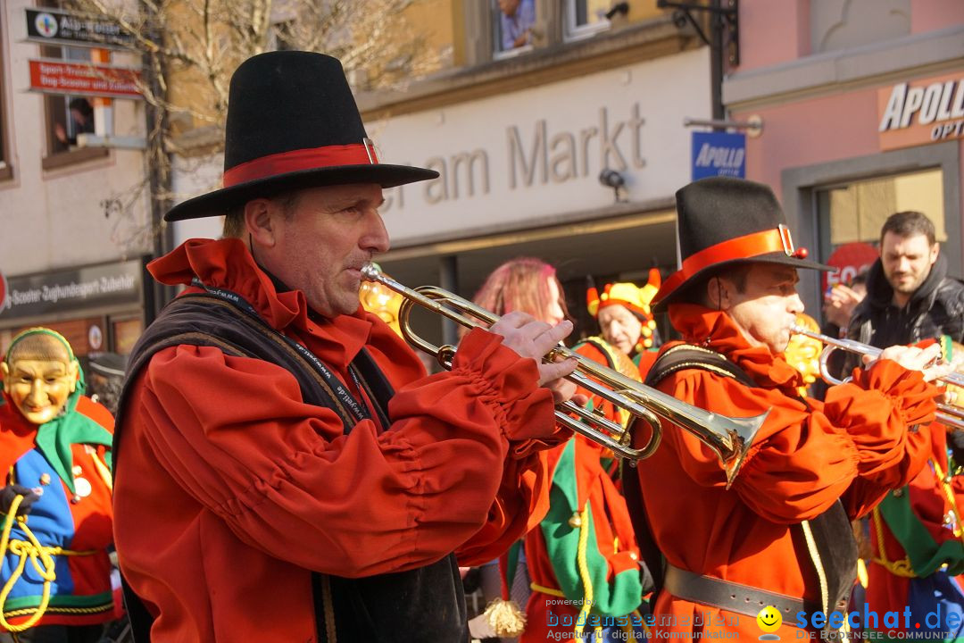 Narrenbaumstellen: Stockach am Bodensee, 23.02.2017