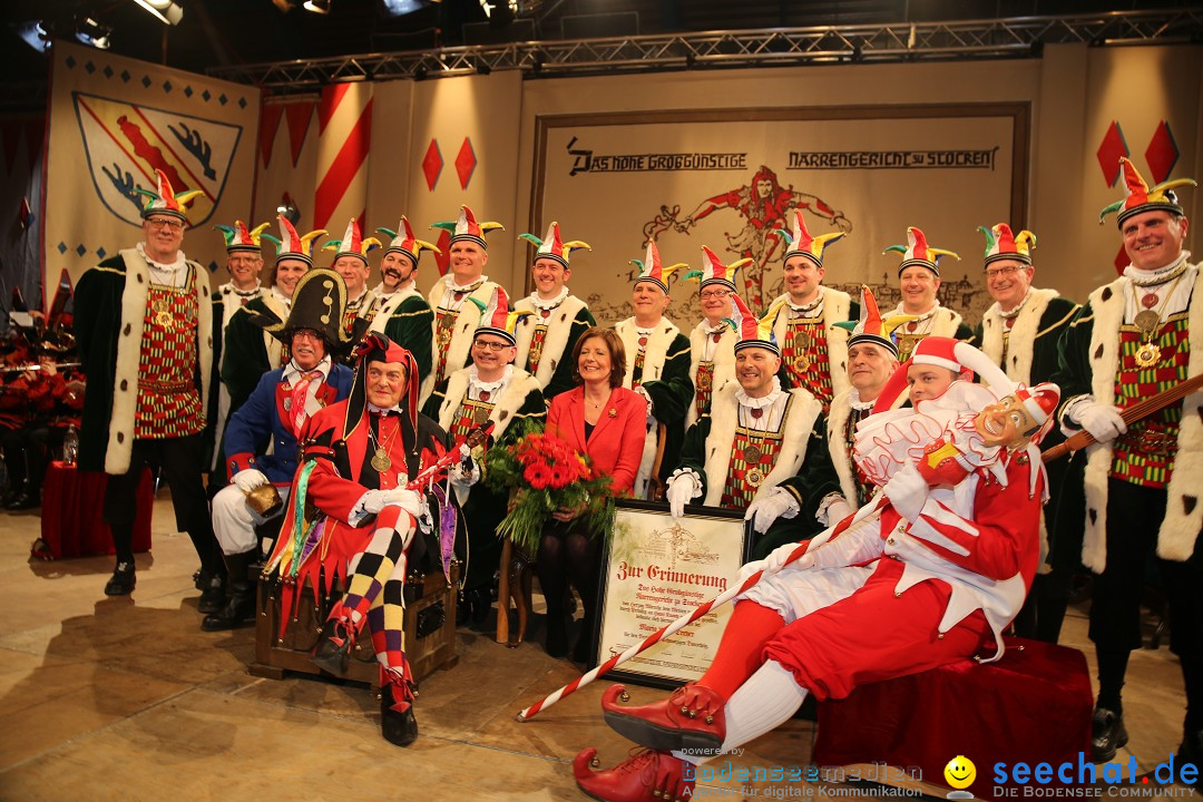 Narrengericht: Malu Dreyer: Stockach am Bodensee, 23.02.2017