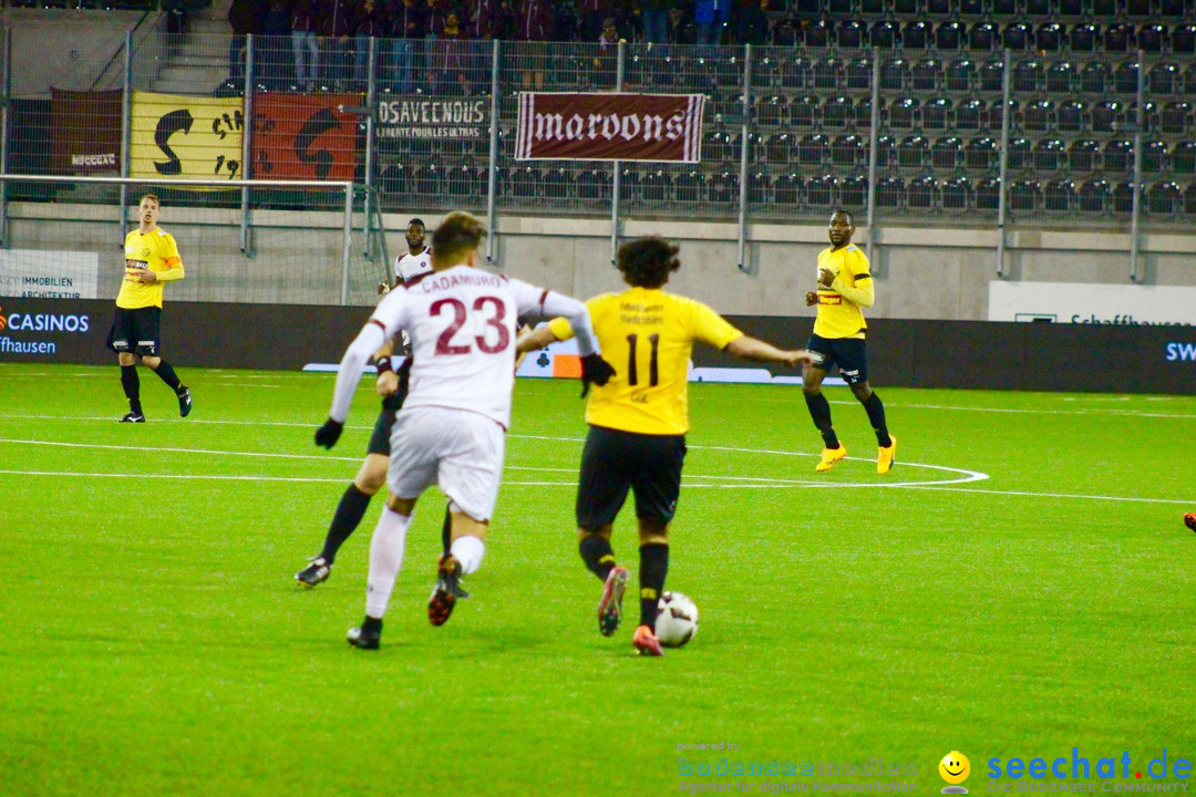 Fussball: FSC Schaffhausen vs. Servette Genf - 2:1, 01.05.2017