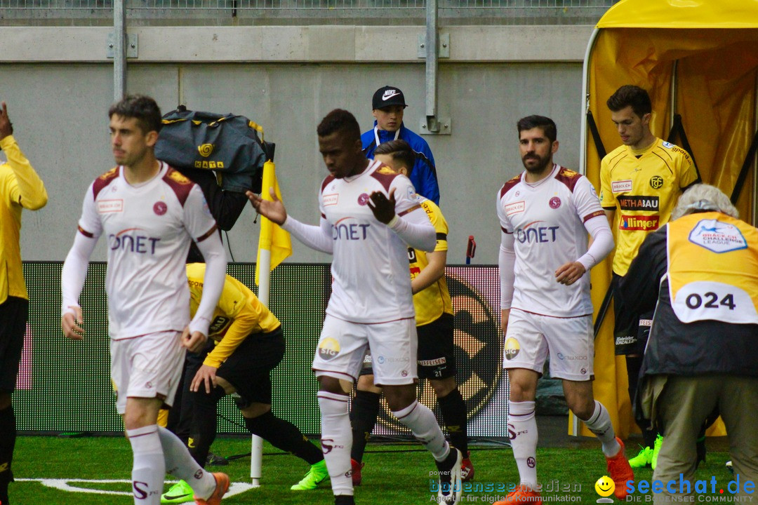 Fussball: FSC Schaffhausen vs. Servette Genf - 2:1, 01.05.2017